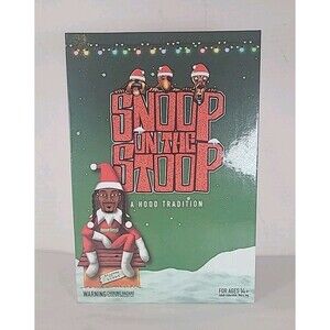 Snoop on the Stoop A Hood Tradition 12” Snoop Dogg Christmas Red Plush Figurine